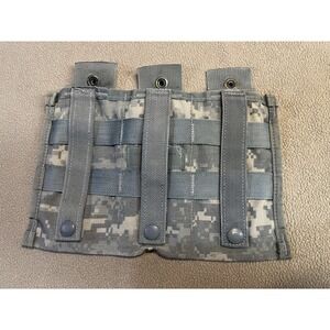 US Military Molle II Triple Mag Pouch, 3 Magazine ACU Digital, 8465-01-525-0598